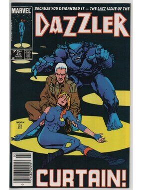 Dazzler 42 Marvel Comics 1986 VF- 7.5 Final Issue Beast Newsstand